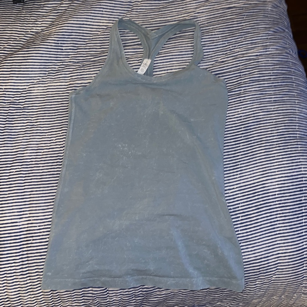Size 8 lululemon tank washed blue
